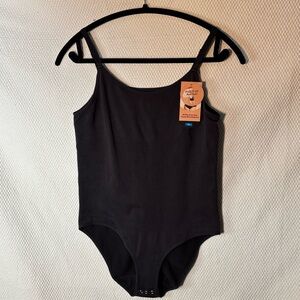 SHAPERMINT Sz XL Shapewear Bodysuit Snap Buttons Adjustable Straps NEW WITH TAGS
